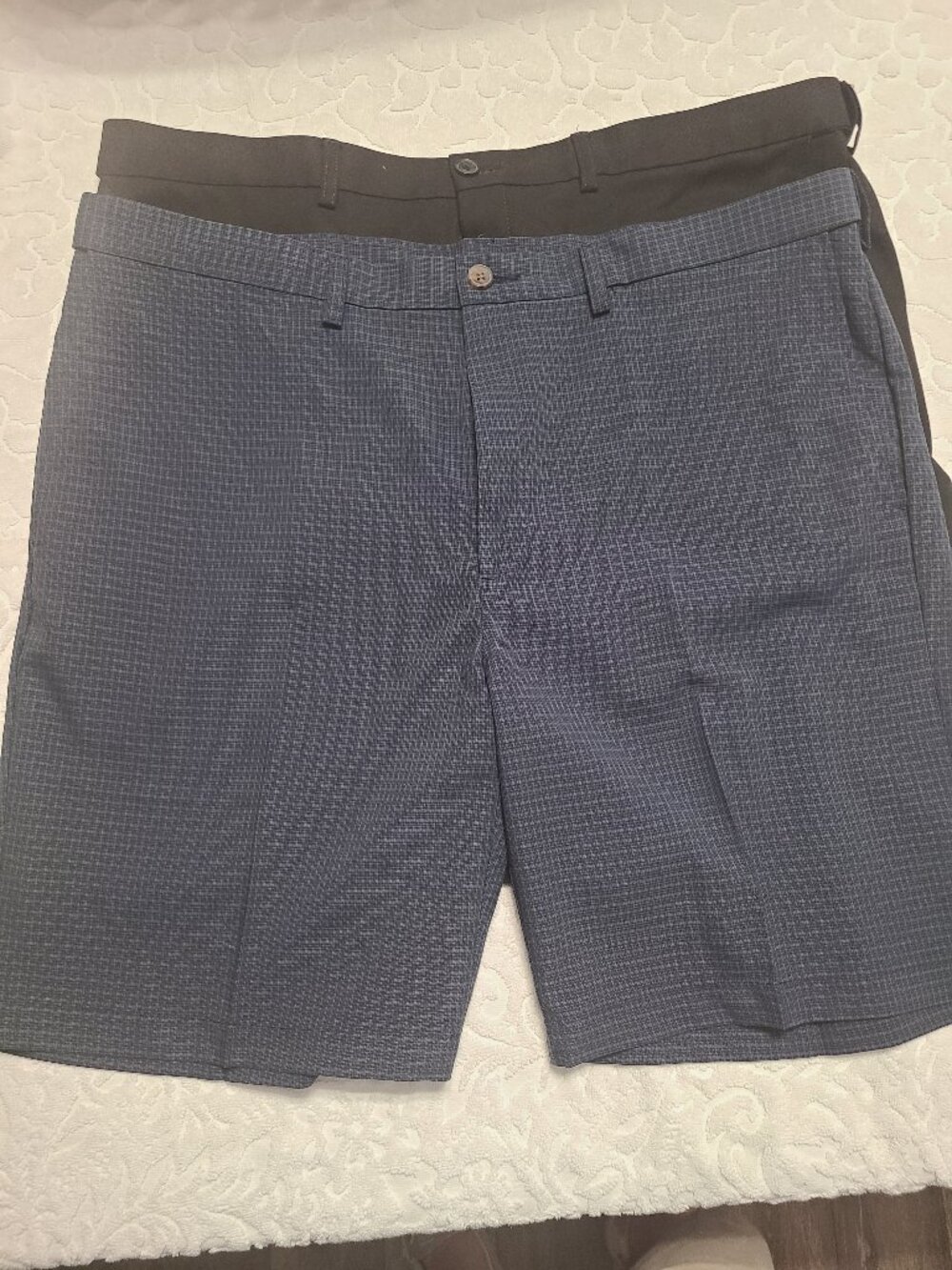 42W Men's Haggar Cool 18 Pro Shorts (2 Pairs)